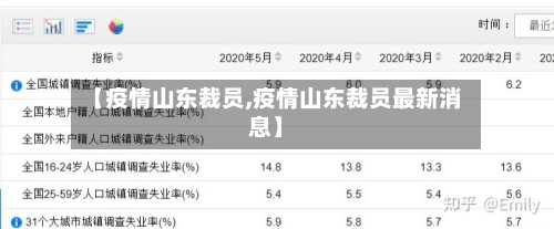 【疫情山东裁员,疫情山东裁员最新消息】-第3张图片