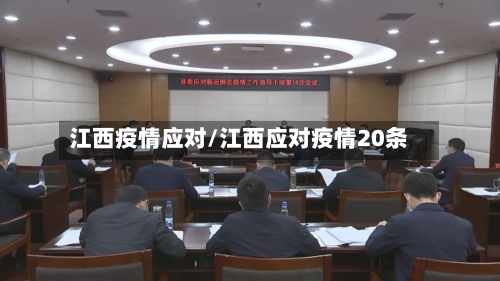 江西疫情应对/江西应对疫情20条-第3张图片