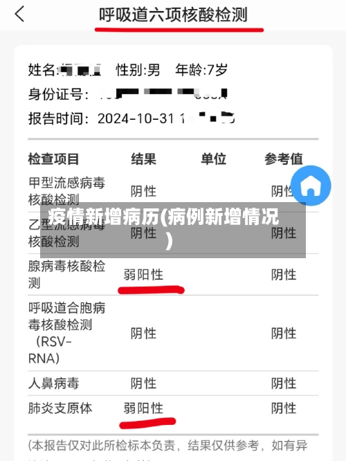 疫情新增病历(病例新增情况)-第2张图片