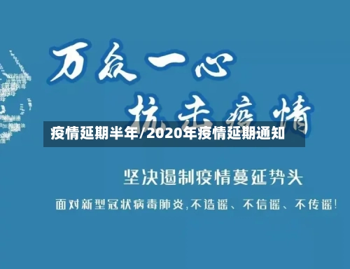 疫情延期半年/2020年疫情延期通知-第3张图片