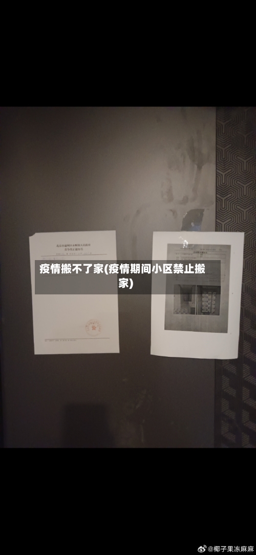 疫情搬不了家(疫情期间小区禁止搬家)-第2张图片