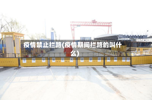 疫情禁止拦路(疫情期间拦路的叫什么)-第2张图片