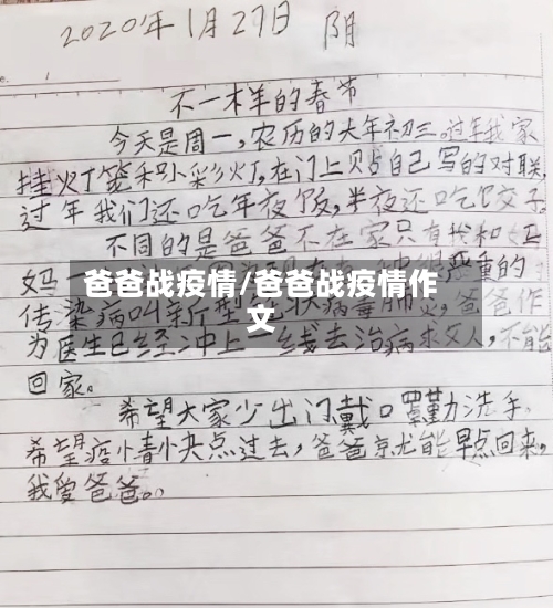 爸爸战疫情/爸爸战疫情作文