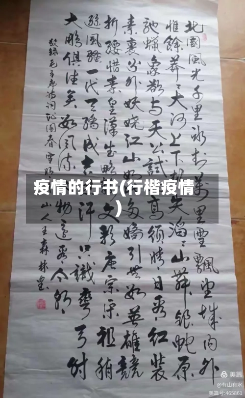 疫情的行书(行楷疫情)-第3张图片