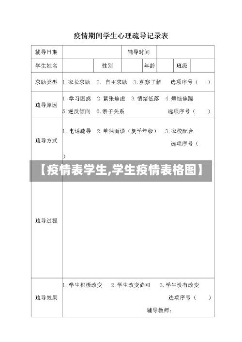 【疫情表学生,学生疫情表格图】-第2张图片
