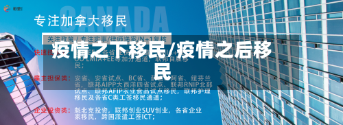 疫情之下移民/疫情之后移民
