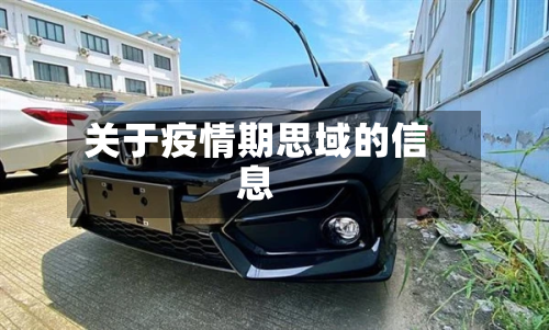 关于疫情期思域的信息