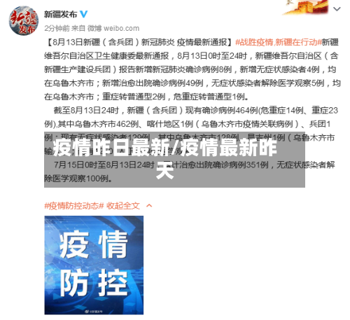 疫情昨日最新/疫情最新昨天